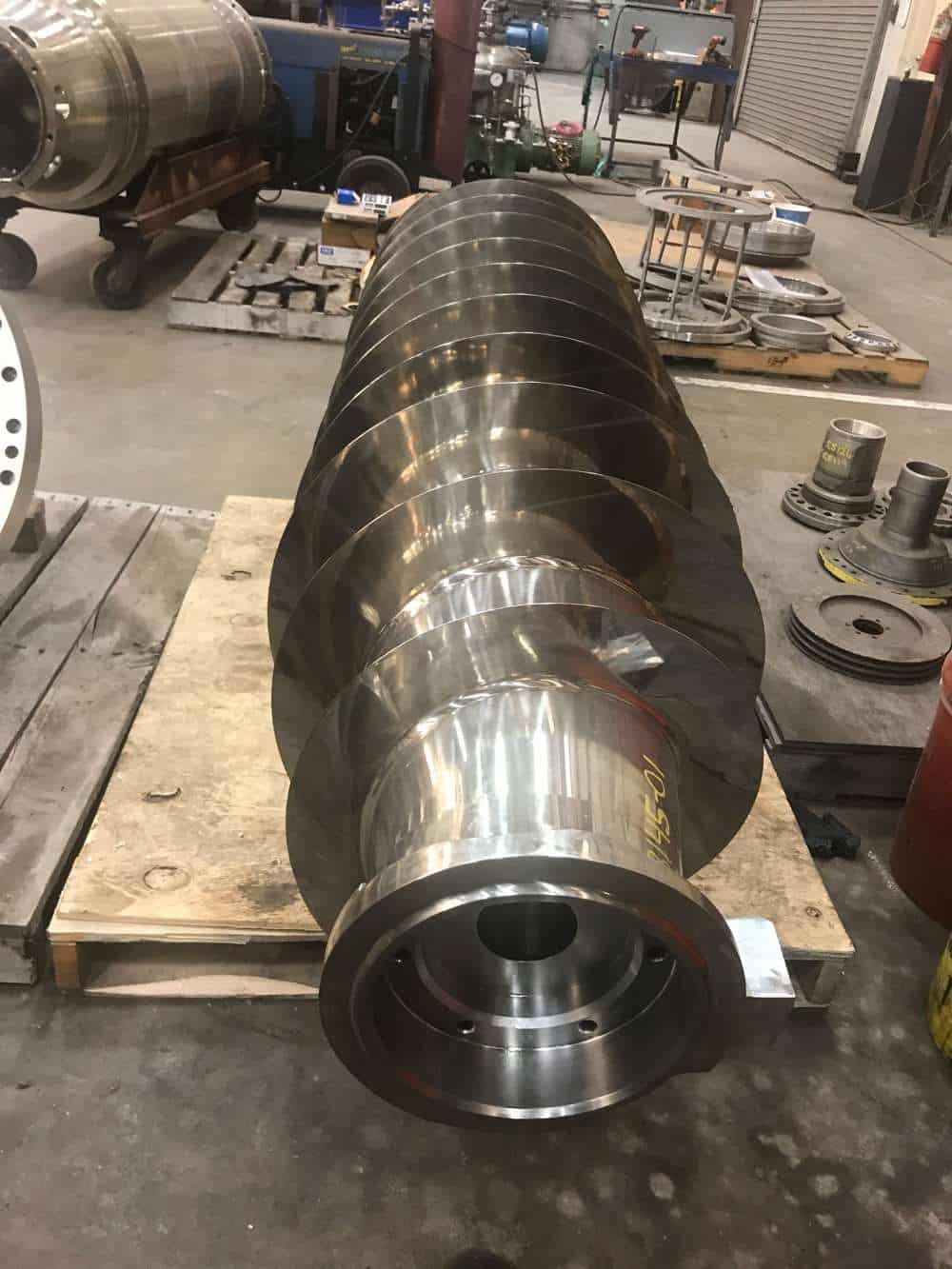 Refurbished centrifuge rotating assembly ready for dairy separation service
