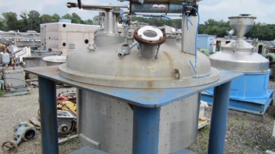 Sanborn 48" x 24" Perforated Basket Centrifuge (Stainless Steel)
