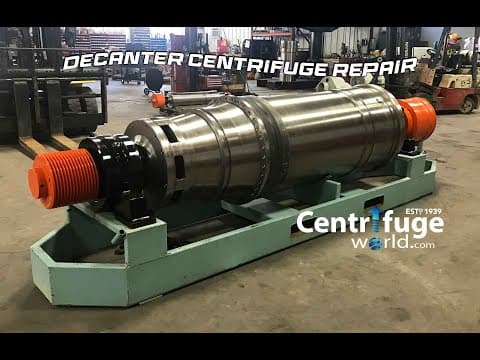 Decanter Centrifuge Repair — Centrifuge World