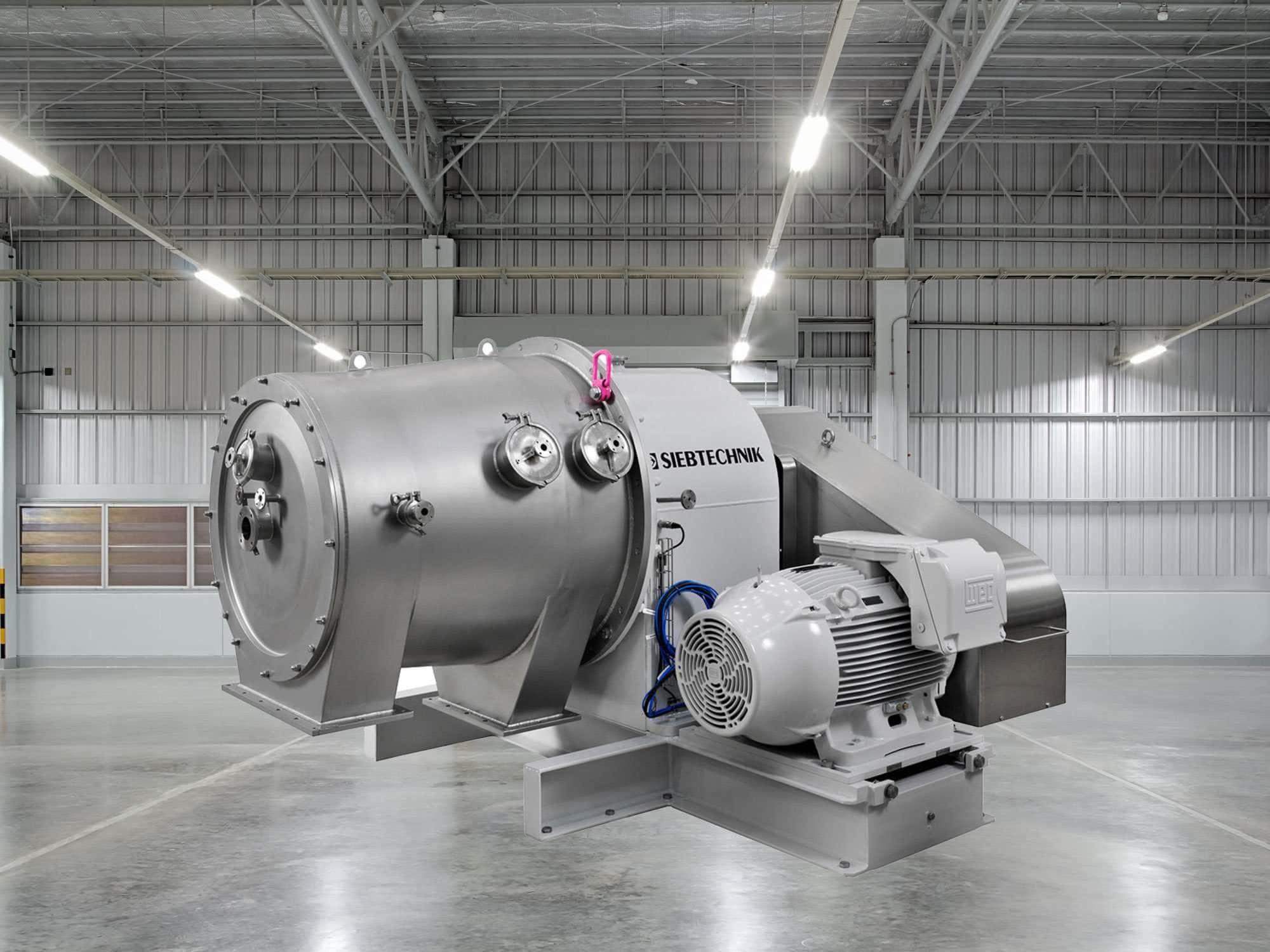Siebtechnik industrial centrifuge serviced by Centrifuge World