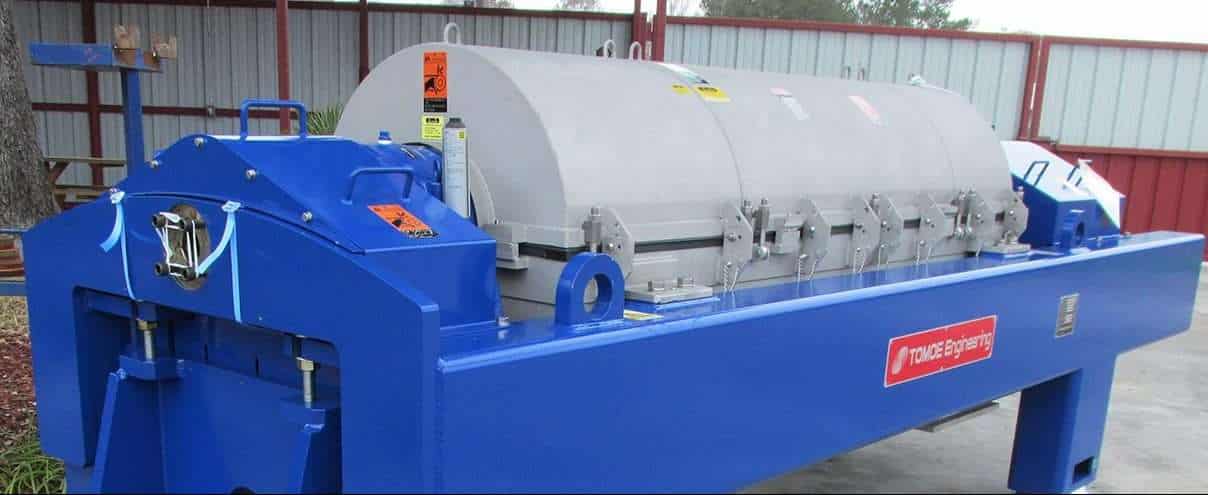 Tomoe industrial centrifuge serviced by Centrifuge World