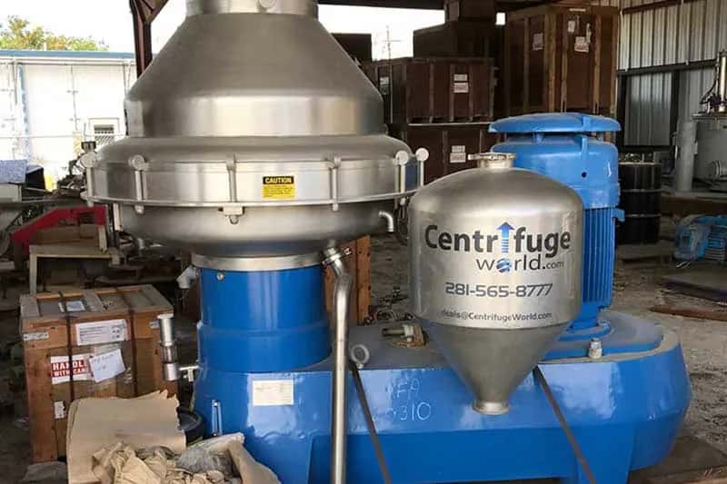 Disc-stack separator centrifuge